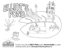 Load image into Gallery viewer, Elliot&#39;s Pond FREE Colouring Sheets Download
